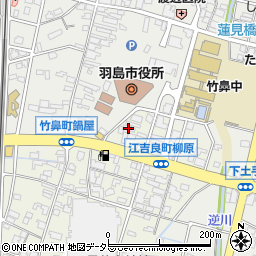 羽島市営住宅周辺の地図