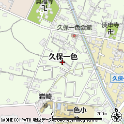 愛知県小牧市久保一色3600周辺の地図