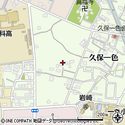 愛知県小牧市久保一色3639-1周辺の地図