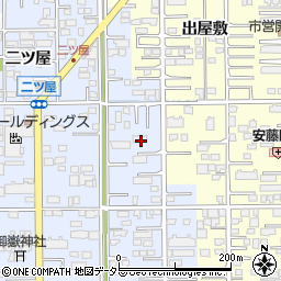 愛知県一宮市小信中島萱場76周辺の地図