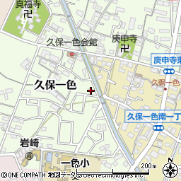 愛知県小牧市久保一色3257-2周辺の地図