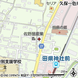 愛知県小牧市久保一色968周辺の地図