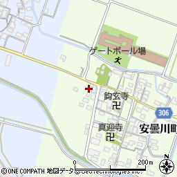 滋賀県高島市安曇川町下小川448-5周辺の地図