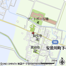滋賀県高島市安曇川町下小川418周辺の地図