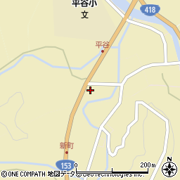 長野県下伊那郡平谷村1200周辺の地図