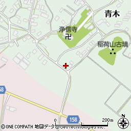 千葉県富津市青木869周辺の地図