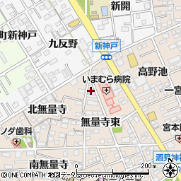 愛知県一宮市今伊勢町本神戸無量寺東8周辺の地図