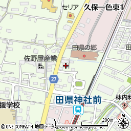 愛知県小牧市久保一色992周辺の地図