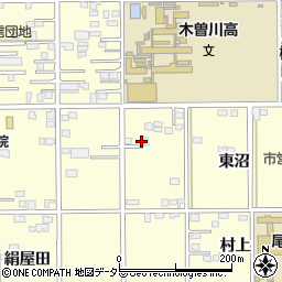 愛知県一宮市開明東沼4周辺の地図