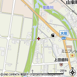 兵庫県朝来市山東町大垣36周辺の地図