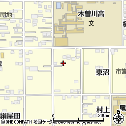 愛知県一宮市開明東沼4-3周辺の地図