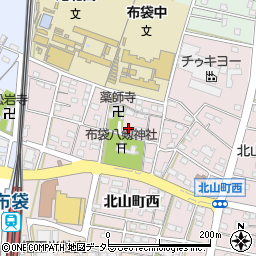 愛知県江南市北山町西41周辺の地図