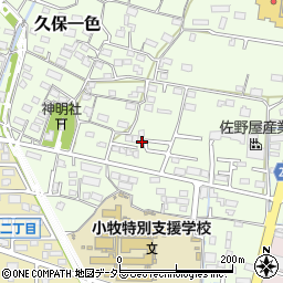 愛知県小牧市久保一色1728-4周辺の地図