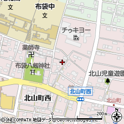 愛知県江南市北山町西230周辺の地図