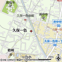 愛知県小牧市久保一色3257-1周辺の地図