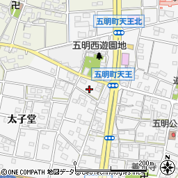 愛知県江南市五明町当光地5周辺の地図
