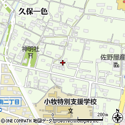 愛知県小牧市久保一色1727周辺の地図