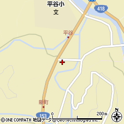 長野県下伊那郡平谷村1198周辺の地図