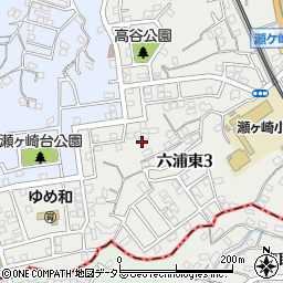 神奈川県横浜市金沢区六浦東3丁目7周辺の地図