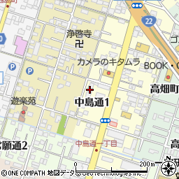 太閤閣周辺の地図