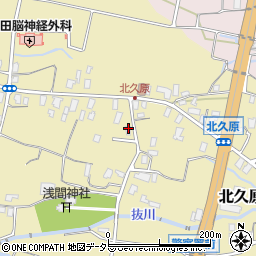 静岡県御殿場市北久原252-1周辺の地図