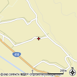 長野県平谷村（下伊那郡）旭町周辺の地図