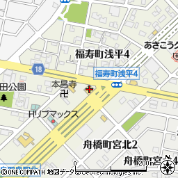 和食処さと羽島店周辺の地図
