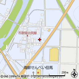 兵庫県朝来市和田山町市御堂160-11周辺の地図