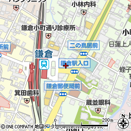 カルディコーヒーファーム　鎌倉店周辺の地図