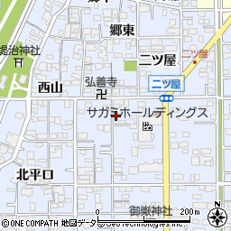 愛知県一宮市小信中島北東山周辺の地図