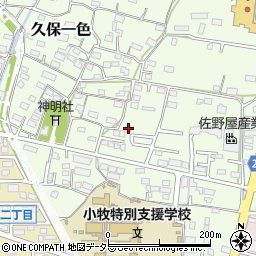愛知県小牧市久保一色1728-3周辺の地図