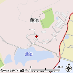 愛知県犬山市蓮池周辺の地図