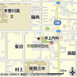 愛知県一宮市開明東沼61周辺の地図