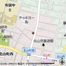愛知県江南市北山町西209周辺の地図
