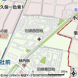 愛知県小牧市久保一色550-17周辺の地図