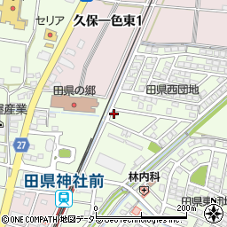 愛知県小牧市久保一色1010-5周辺の地図