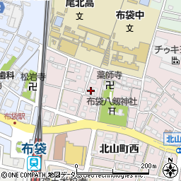 愛知県江南市北山町西54周辺の地図