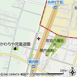 愛知県小牧市横内14周辺の地図