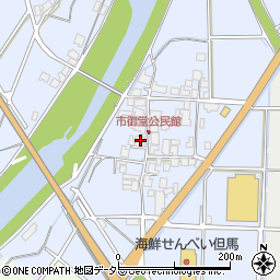 兵庫県朝来市和田山町市御堂190周辺の地図