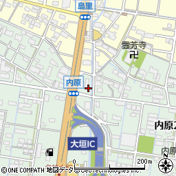 イビデン産業株式会社　燃料部アルファン大垣インター東ＳＳ周辺の地図