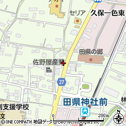 愛知県小牧市久保一色967周辺の地図