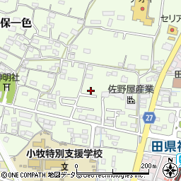 愛知県小牧市久保一色1231周辺の地図