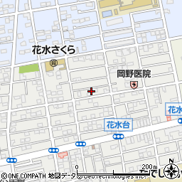 神奈川県平塚市花水台周辺の地図