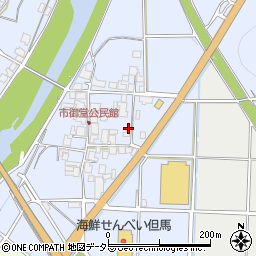 兵庫県朝来市和田山町市御堂周辺の地図