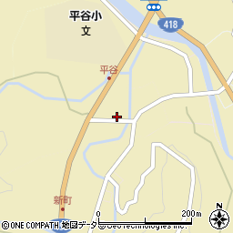 長野県下伊那郡平谷村1194周辺の地図