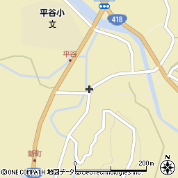 長野県下伊那郡平谷村1028周辺の地図