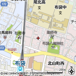 愛知県江南市北山町西65周辺の地図