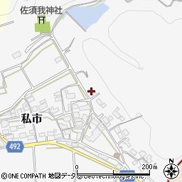 京都府福知山市私市稗田2周辺の地図