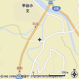 長野県下伊那郡平谷村1195周辺の地図
