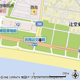 藤沢警察署浜見山交番周辺の地図